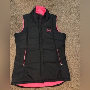 Under Armour LG Women's Black and Pink Vest